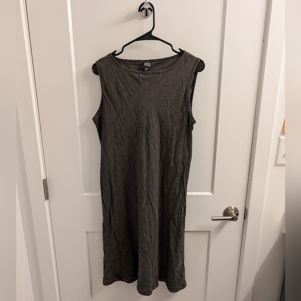 Olive Green Eileen Fisher Dress